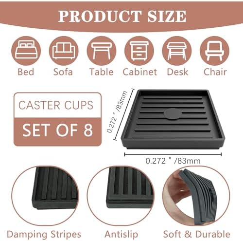 Durable Bed Risers for Stackable Beds