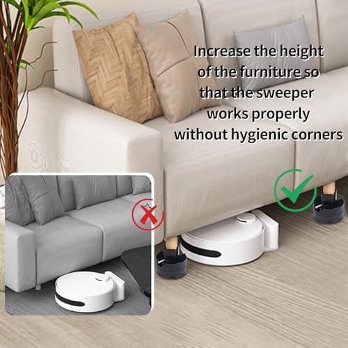 Adjustable Bed Risers Add Height to Your Furniture Up to 4000lbs Capacity