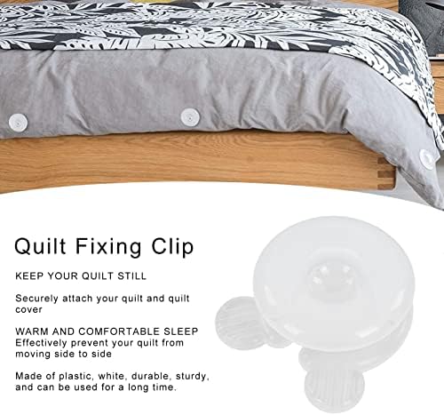 Topyond Duvet Clips for Corners 20 Set Comforter Holder Clips