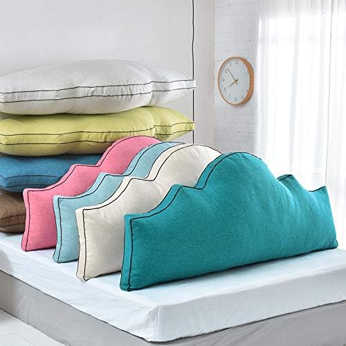 Big Backrest Cylinder Pillow with Removable Cover for Reading and Bedding