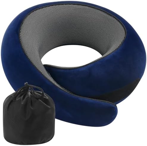 Adjustable Ergonomic Memory Foam Snail Neck Pillow