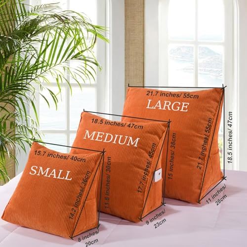 GOUTO Soft Durable Wedge Reading Pillow