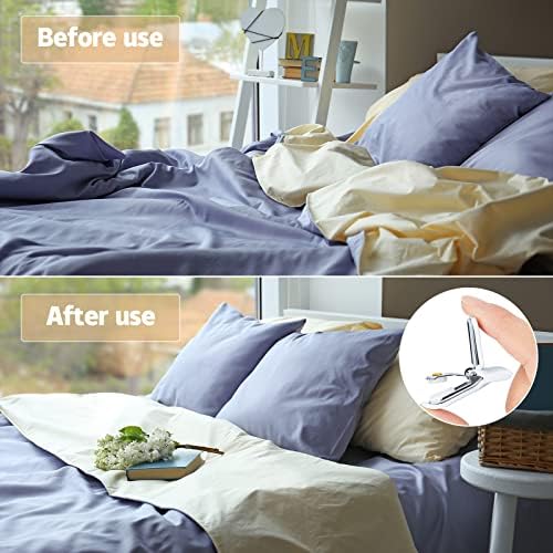 Secure Comforters Duvet Clips for Bedding Patelai Padded Fasteners for Easy Organization