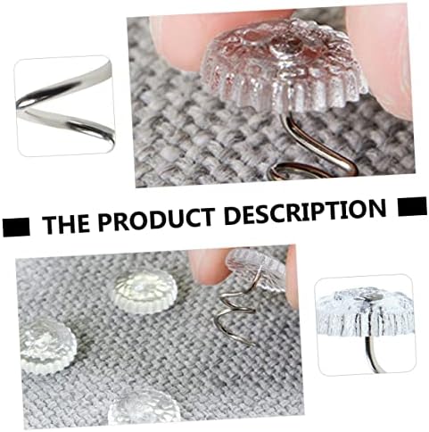 60-Piece Non-Slip Upholstery Push Pins