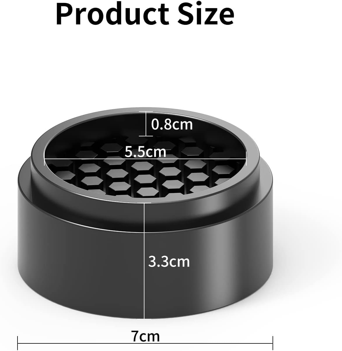 Ezprotekt 1-inch Stackable Bed Risers Anti-Slip for Sofa Table and Chair