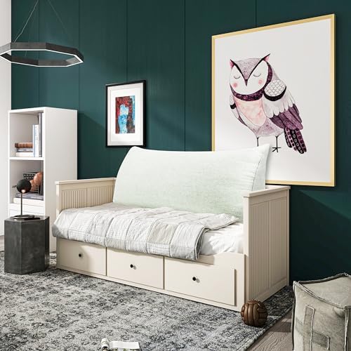 Queen XXL Wedge Headboard Pillow for Bed Rest or Sitting