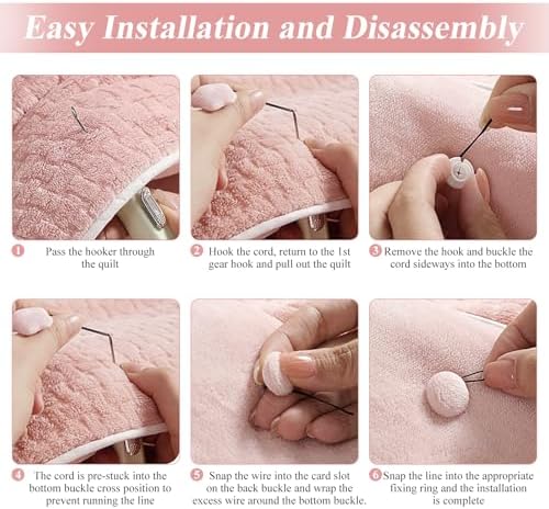 Comfortable duvet clips for bed safety and style