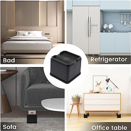 8-Piece 4-Inch Bed Risers