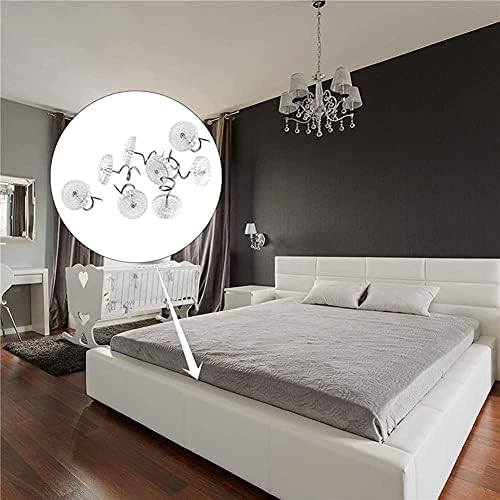 30 Pcs Transparent Head Spiral Needle Bed Skirt Fastening Accessories