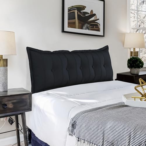 Stylish Large Tufted Headboard Pillow for Beds