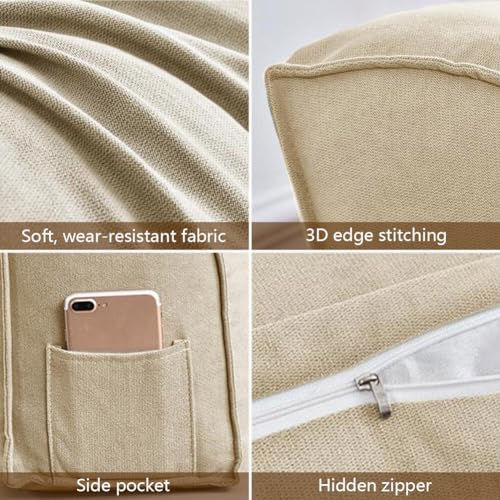 Extra Thick Sofa Back Pillow for Reading Sleep