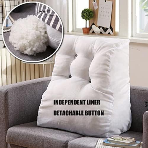 ZZYK Triangular Headboard Pillow Reading Pillow for Sofa Bed and Office Use