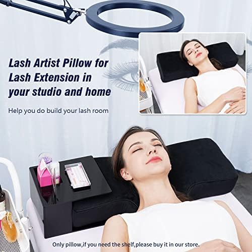 Ergonomic Memory Foam Neck Pillow for Lash Extensions
