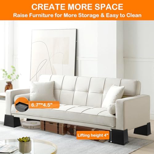 Sturdy Bed Risers for 4 inches
