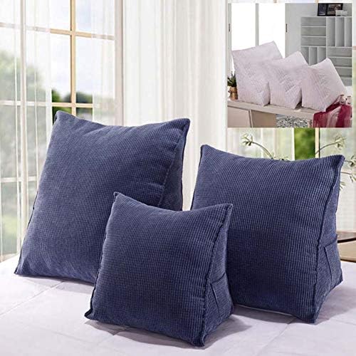 EZOPII Reading Pillow with Back Support Blue Medium Size