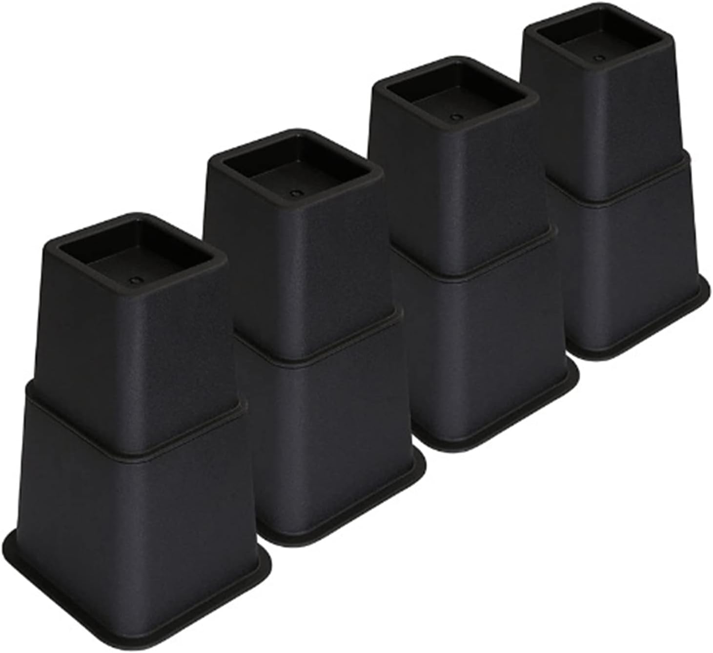 Equal to 1300 lbs bed risers stackable bed furniture risers heights of 4- 6- and 9-inch in US