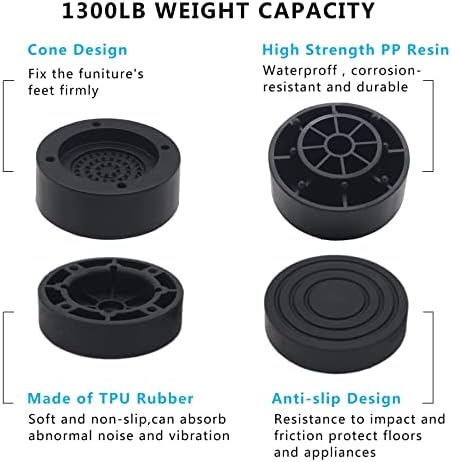 Secure Bed Risers Set - Perfect for Sofa Desk and More