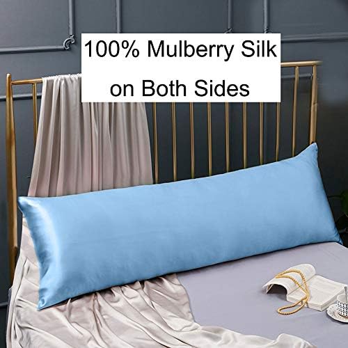 Cozysilk 100 Silk Body Pillowcase with Hidden Zipper 20x54
