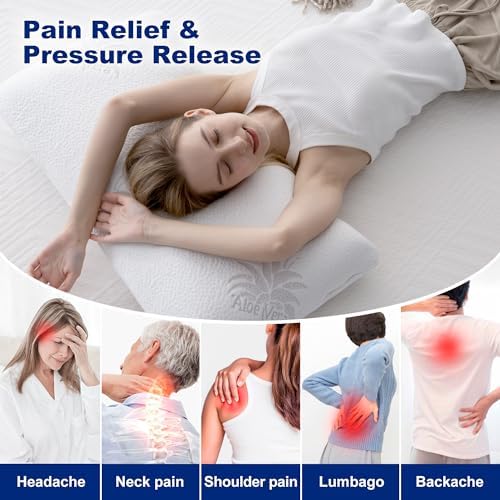 MLILY Side Sleeper Pillow for Neck Pain Relief