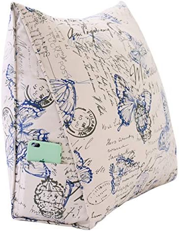 WOWMAX Stretchable Bed Rest Pillow for Adults 100 Cotton