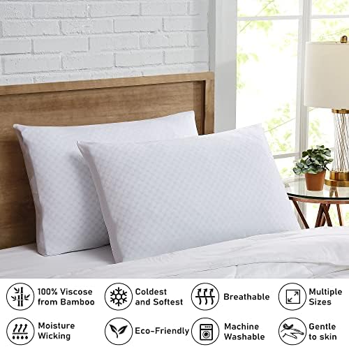 Coldest Pillow Cases Set of 2 - Breathable and Cool