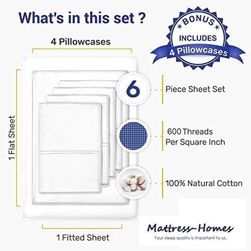 Mattress Homes Extra Deep Pocket Queen Sheet Set