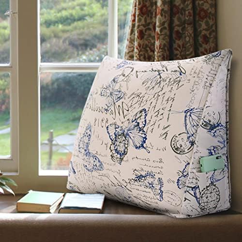WOWMAX Stretchable Bed Rest Pillow for Adults 100 Cotton