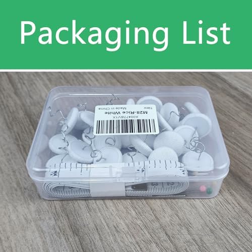 MAICOBI Bed Skirt Pin - linen wrapped twist pin for bed sofa upholstered furniture