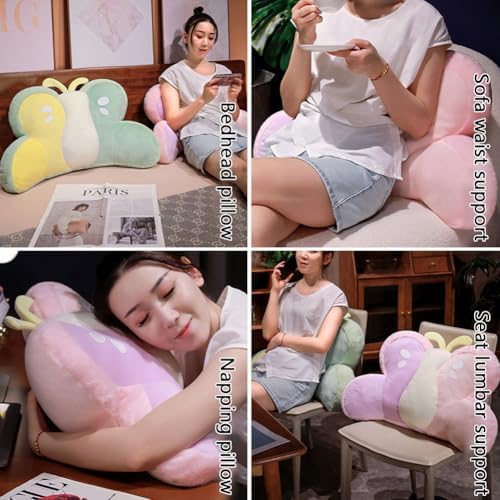 GKWW Butterfly Reading Pillow - Multi-Functional Washable Comfortable