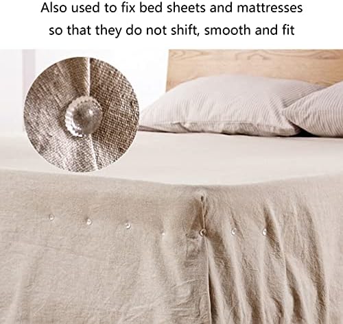 Stainless Steel Bed Skirt Pins 50 Pack for Sofa Cushion Fixing