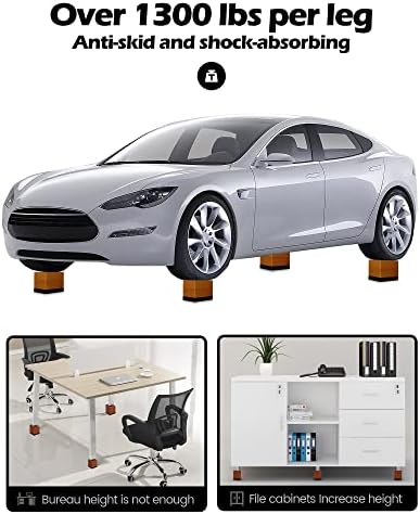 Sturdy Furniture Risersanticipates furniture stability protectionperfect for bedssofas more