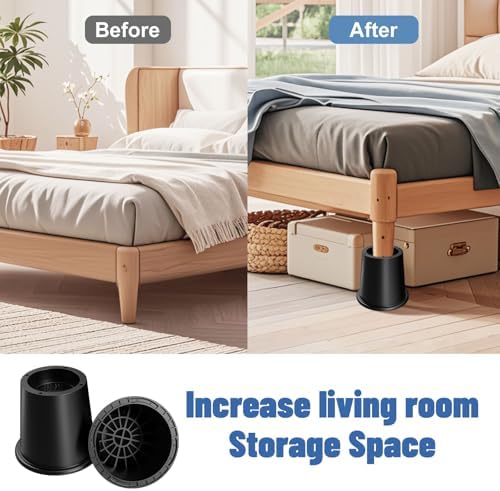 Atomic Bed Riser Set 4 x Heavy Duty 1500 lbs