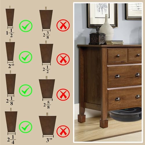 Sopicoz 3-Inch Square Bed Risers Set of 4