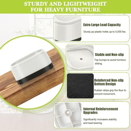 Adjustable Bed Risers for Home Office