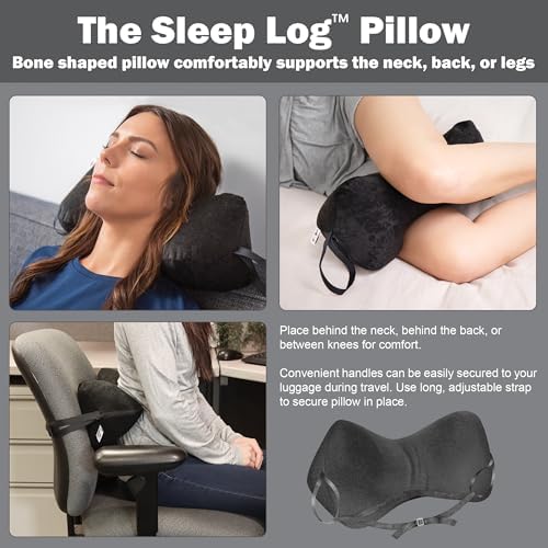 Adjustable Memory Bone Shaped Neck Pillow for Comfort and Support