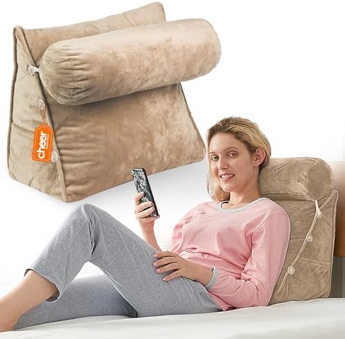 Cheer Collection TV Pillow Back Support Sofa Bed