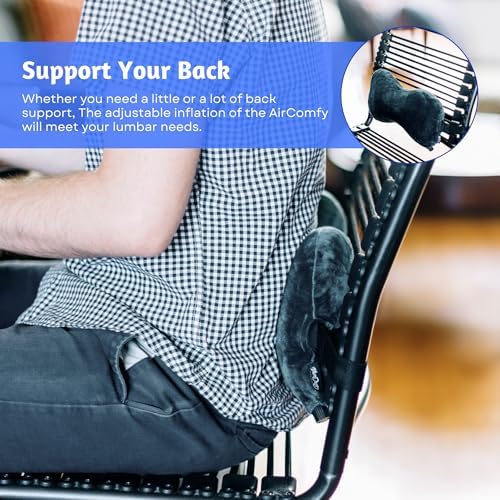Adjustable Lumbar Support Pillow for Spine Health in Car and Travel