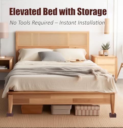 MONTIHOLD Mini Bed Risers 1 Inch Heavy-Duty