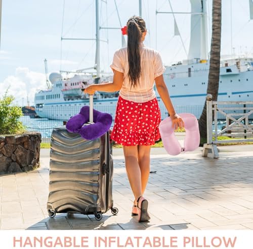BlISS Pro 2-Pack Inflatable Travel Neck Pillow for Planes
