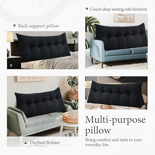 TESICA Talented Stylish Wedge Pillow for Twin Headboard Comfort Style