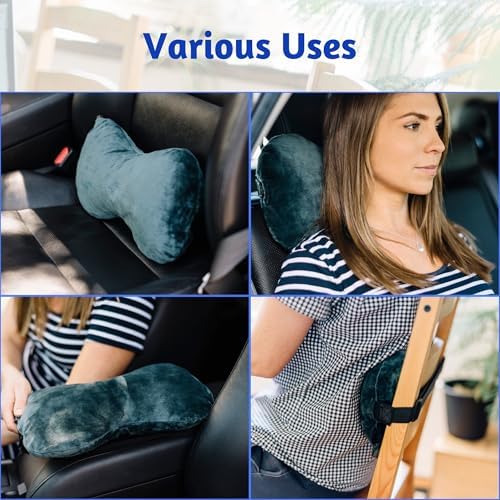 Adjustable Lumbar Support Pillow for Spine Health in Car and Travel