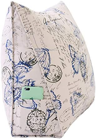 WOWMAX Stretchable Bed Rest Pillow for Adults 100 Cotton
