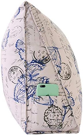 WOWMAX Stretchable Bed Rest Pillow for Adults 100 Cotton