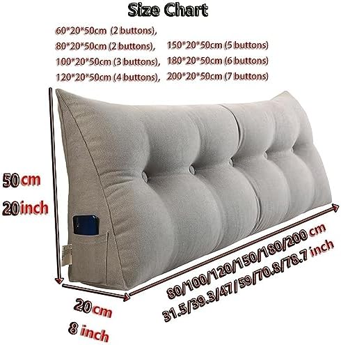 EORNOW Triangular Headboard Pillow