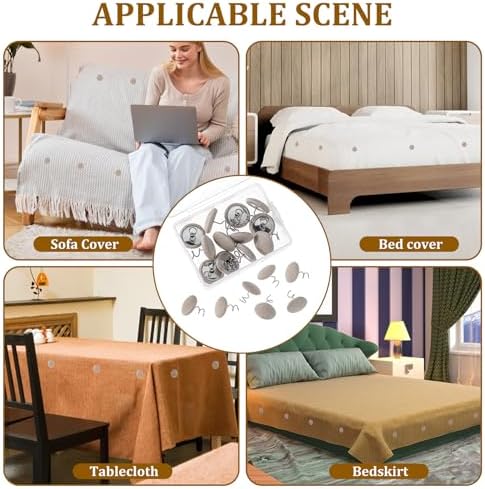 12 Flax-Poly Upholstery Pins for Perfect Slipcovers