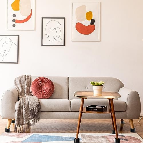 16-Piece Stackable Bed Risers - Heavy Duty Space-Saving Elevate 22in 2 Colors