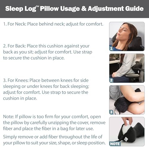Adjustable Memory Bone Shaped Neck Pillow for Comfort and Support