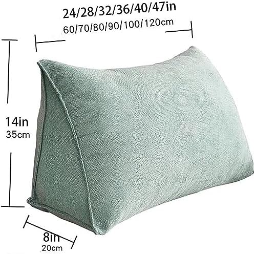 Large Wedge Headboard Pillow for Adults Reading Relaxing Comfort