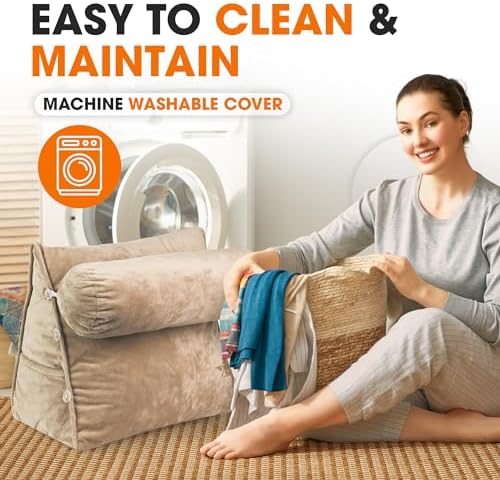 Cheer Collection TV Pillow Back Support Sofa Bed