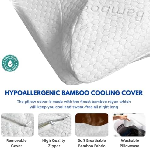 Ergonomic Pillow for Neck Pain Relief